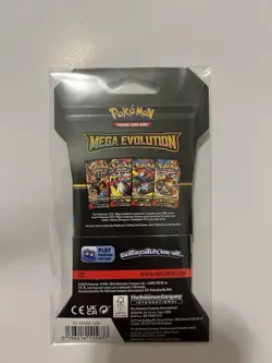 1x Pokemon TCG Mega Evolution Sleeved Booster Pack With Sleeve Protection - Image 2