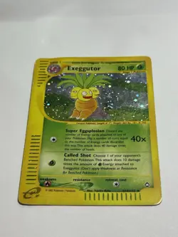 Pokemon TCG-Rare Exeggutor H10/H32, Aquapolis, 2002, E-Reader Series, Holo - Image 2