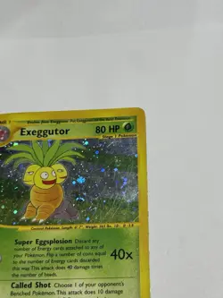 Pokemon TCG-Rare Exeggutor H10/H32, Aquapolis, 2002, E-Reader Series, Holo - Image 4
