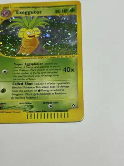 Pokemon TCG-Rare Exeggutor H10/H32, Aquapolis, 2002, E-Reader Series, Holo - Image 5