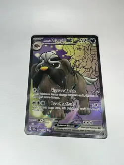 Pokemon TCG Destined Rivals Ultra Rare Arven’s Mabosstiff ex Holofoil 218/182 - Image 1