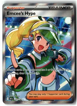 Emcee's Hype ⭐ 220/182 Holo Ultra Rare Destined Rivals 2025 Pokemon NM - Image 1
