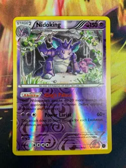 Nidoking 45/114 NM Reverse Holo Rare Steam Siege 2016 Pokemon TCG - Image 1