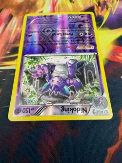 Nidoking 45/114 NM Reverse Holo Rare Steam Siege 2016 Pokemon TCG - Image 3