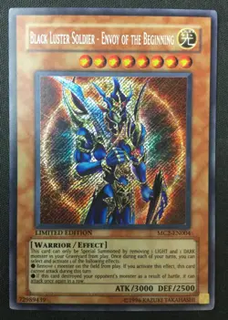 Yu-Gi-Oh TCG #MC2-EN004 Black Luster Soldier Secret Rare Limited - Image 1