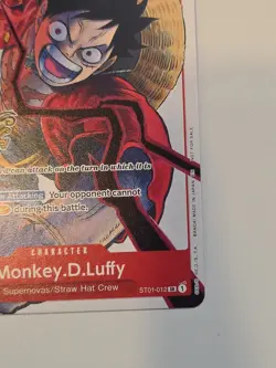 Monkey.D. Luffy 3rd Anniversary Promo Alt Art One Piece English #ST01-012 - Image 5