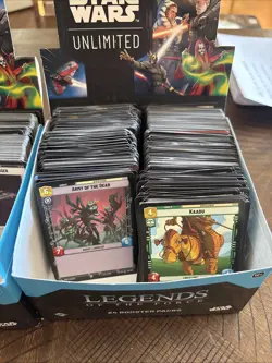 Star Wars Unlimited Legends Of The Force Bulk 900+ Cards - Image 2