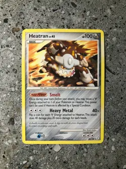 Pokemon TCG Cards Heatran 30/146 Legends Awakened Rare EXC - Image 1