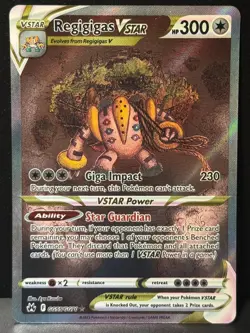 Regigigas VSTAR GG55/GG70 Crown Zenith Galarian Gallery Pokemon Card AA9 NM1 - Image 1