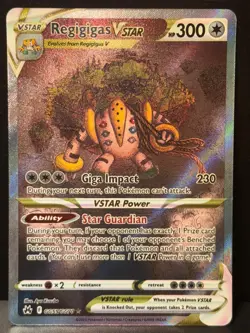 Regigigas VSTAR GG55/GG70 Crown Zenith Galarian Gallery Pokemon Card AA9 NM1 - Image 2