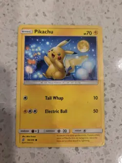 Pikachu 56/236 Unified Minds Regular Pokemon Tcg Card - Image 1