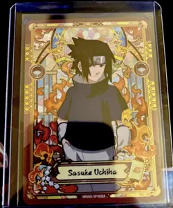 Sasuke Uchiha NARUTO NRSA01-SP-002L5 Naruto Kayou Card - ENGLISH - Heaven Scroll - Image 1