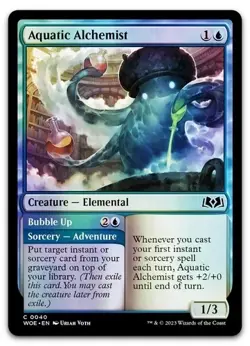 Aquatic Alchemist #40 (Foil) (NM) Wilds of Eldraine WOE Magic MTG - Image 1