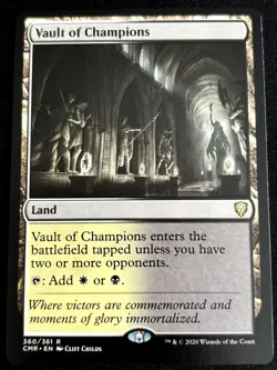 1x MTG Vault of Champions - Commander Legends (CMR) #360 - Magic the Gathering - Image 1