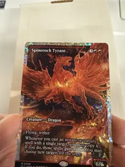 Spinerock Tyrant NM SHOWCASE FRACTURE FOIL MTG! Lorwyn Eclipsed Pack fresh - Image 3