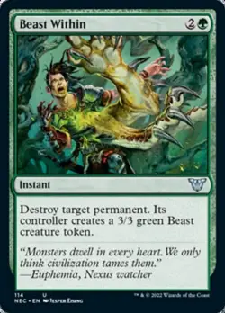 Beast Within [Kamigawa: Neon Dynasty Commander] Near Mint - Image 1