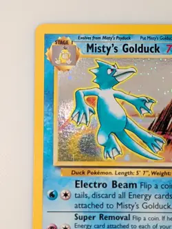 Misty's Golduck Holo - Pokemon Gym Challenge 12/132 LP+ - Image 3