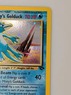 Misty's Golduck Holo - Pokemon Gym Challenge 12/132 LP+ - Image 4