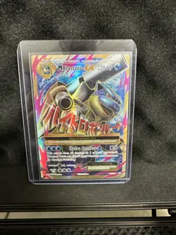 Pokemon TCG XY- Evolutions M Blastoise EX Full Art Holo Ultra Rare Card 102/108 - Image 1