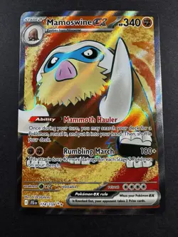 Pokemon TCG Mamoswine EX 174/159 Journey Together English NM - Image 1