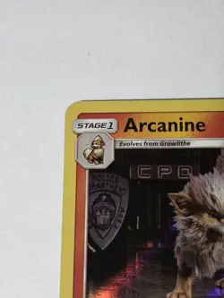 Pokemon TCG Arcanine 6/18 Detective Pikachu Holo LP - Image 5