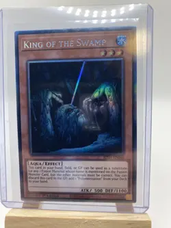 Yugioh! King of the Swamp JUSH-EN046 Collectors Rare 1'st Edition NM EURO PRINT - Image 1