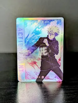 Satoru Gojo Union Arena Jujutsu Kaisen AP FOIL EX04BT/JJK-3-AP02 ACTION POINT - Image 1