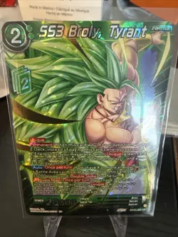 Dragon Ball Super Card Game Ss3 Broly Tyrant Sr #bt22-058 NM - Image 1