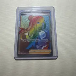 Pokemon Card Nessa 196/185 Vivid Voltage Full Art Secret Rainbow Rare NM - Image 1