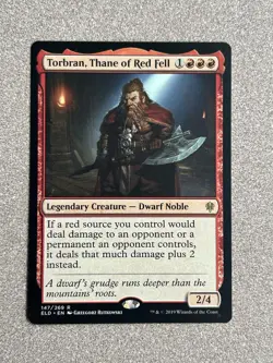 Torbran, Thane of Red Fell 147/269 Throne of Eldraine Regular Rare LP - Image 1