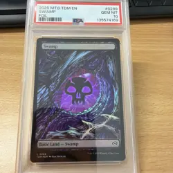 PSA 10 Gem MTG Magic The Gathering Foil Dragon Eye Swamp #289 - Image 1