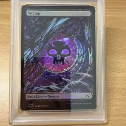 PSA 10 Gem MTG Magic The Gathering Foil Dragon Eye Swamp #289 - Image 3