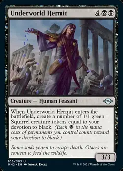 Underworld Hermit [Modern Horizons 2] Magic MTG - Image 2