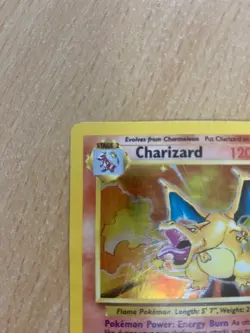 1999 Pokemon TCG Charizard 004/102 Base Set Holo Rare - Image 3