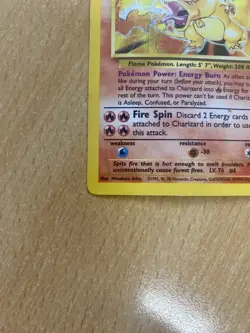 1999 Pokemon TCG Charizard 004/102 Base Set Holo Rare - Image 4