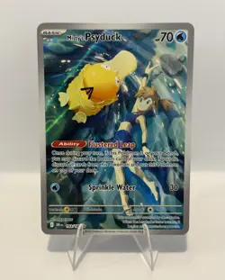 Pokemon TCG - Misty's Psyduck 193/182 - Destined Rivals Illustration Rare - Image 2