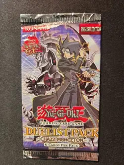 2006 Yu-Gi-Oh! TCG: Duelist Pack-Chazz Princeton Unlimited Booster Pack *SEALED* - Image 1