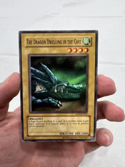 Yu-Gi-Oh! The Dragon Dwelling In The Cave LOD-EN037 (Common) Legacy Of Darkness - Image 2