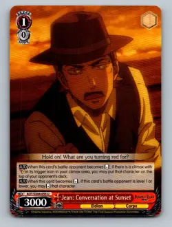 Uncommon Weiß Schwarz Card Jean Sunset Attack Titan 1C 1S 3000P Red AOTSX04055 - Image 1