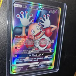 NM+! Mr. Mime GX (156/168) Celestial Storm Full Art Ultra Rare Pokemon Card! - Image 2