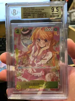 One Piece TCG - Charlotte Pudding ST07-008 Premium Card Collection BGS 9.5 - Image 1