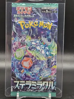 Stellar Miracle SV7 Japanese Pokemon Card Sealed Booster Pack - Image 1
