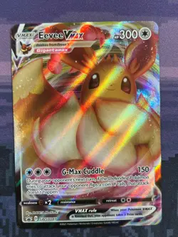 Eevee VMAX SWSH087 Pokemon SWSH Black Star Promo Near Mint Card NM - Image 1