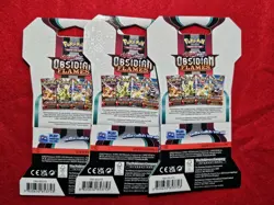 Pokemon TCG Obsidian Flames Sleeved Booster Pack 10 Cards In Each Pack. - Image 4