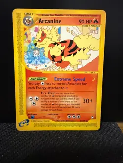 Pokemon Card - Aquapolis - Arcanine 2/147 - 2002 Pokemon TCG - NM - Image 1