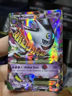 M Gengar EX XY166 Black Star Promo 2016 Holo Rare SHINY Pokemon Card TCG - Image 5