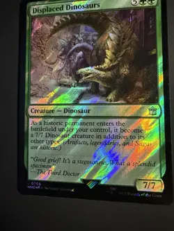 DISPLACED DINOSAURS, Surge Foil, MTG, Dr Who, U 705, NM - Image 1