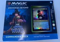 Magic the Gathering Doctor Who Commander Deck Blast from the Past 1st 8 Doctors - Image 1