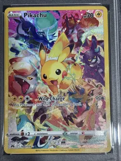 PSA 10 GEM MINT 2023 Pokemon Pikachu 160 Crown Zenith Secret Rare Full Art Holo - Image 2