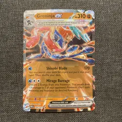 Pokemon TCG Greninja ex Tera 106/167 Twilight Masquerade Double Rare Holo - Image 1